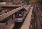 Amtrak F40PH #305 Ann Arbor Michigan 10/8/1984